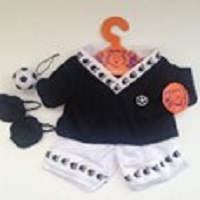 Create-A-Friend Black Soccer Outfit